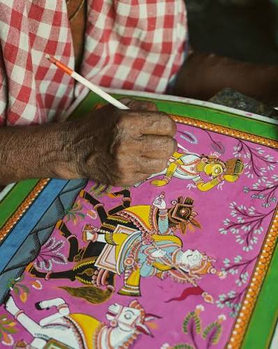 How Every Handcrafted Pattachitra Painting Comes to Life